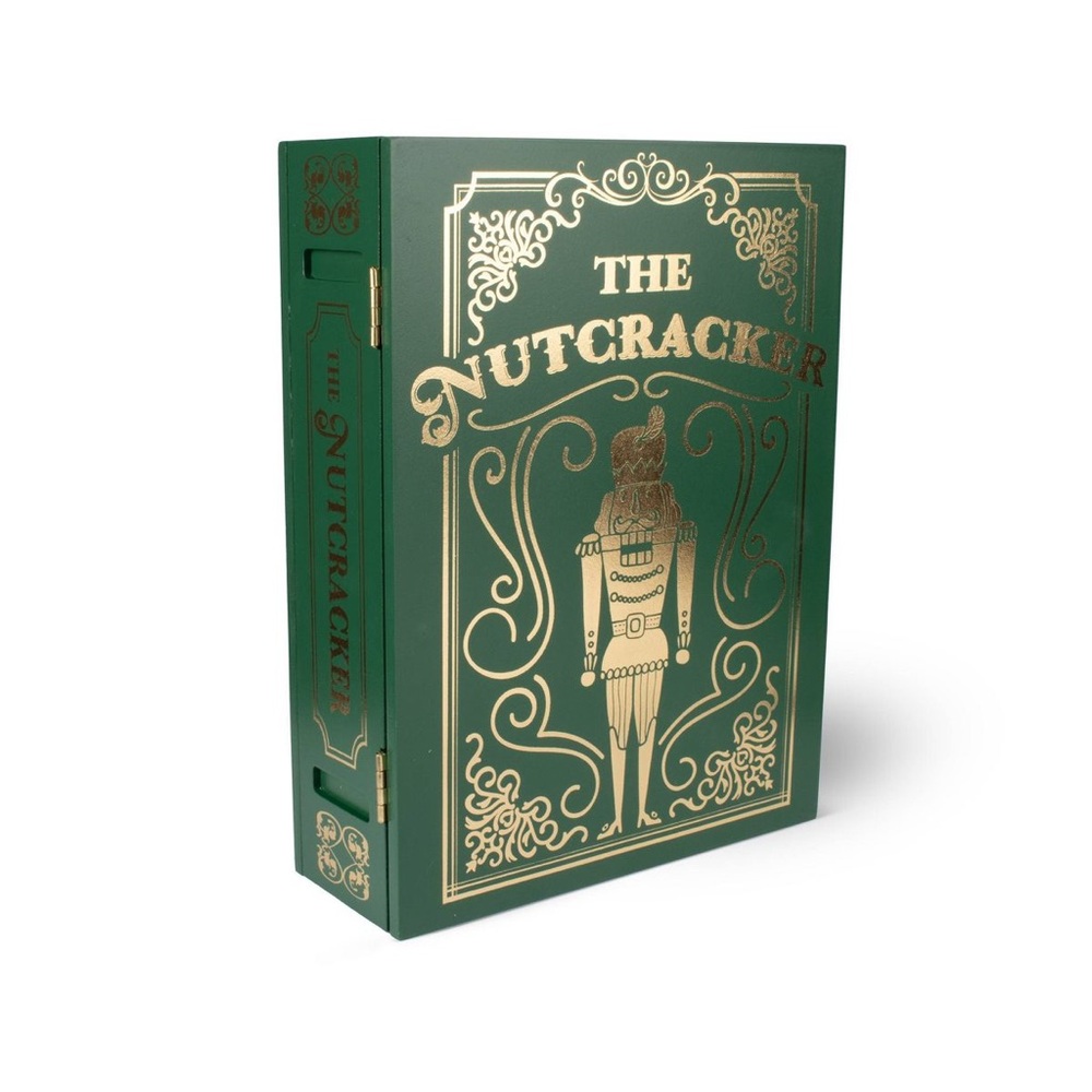 Target Christmas Decorative Storage Book Nutcracker